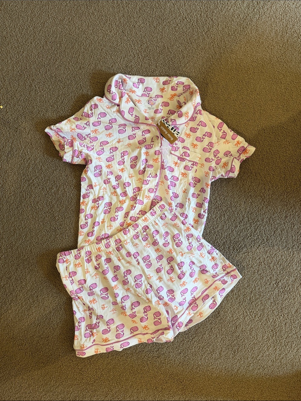 NWT Roller Rabbit Pjs Whales